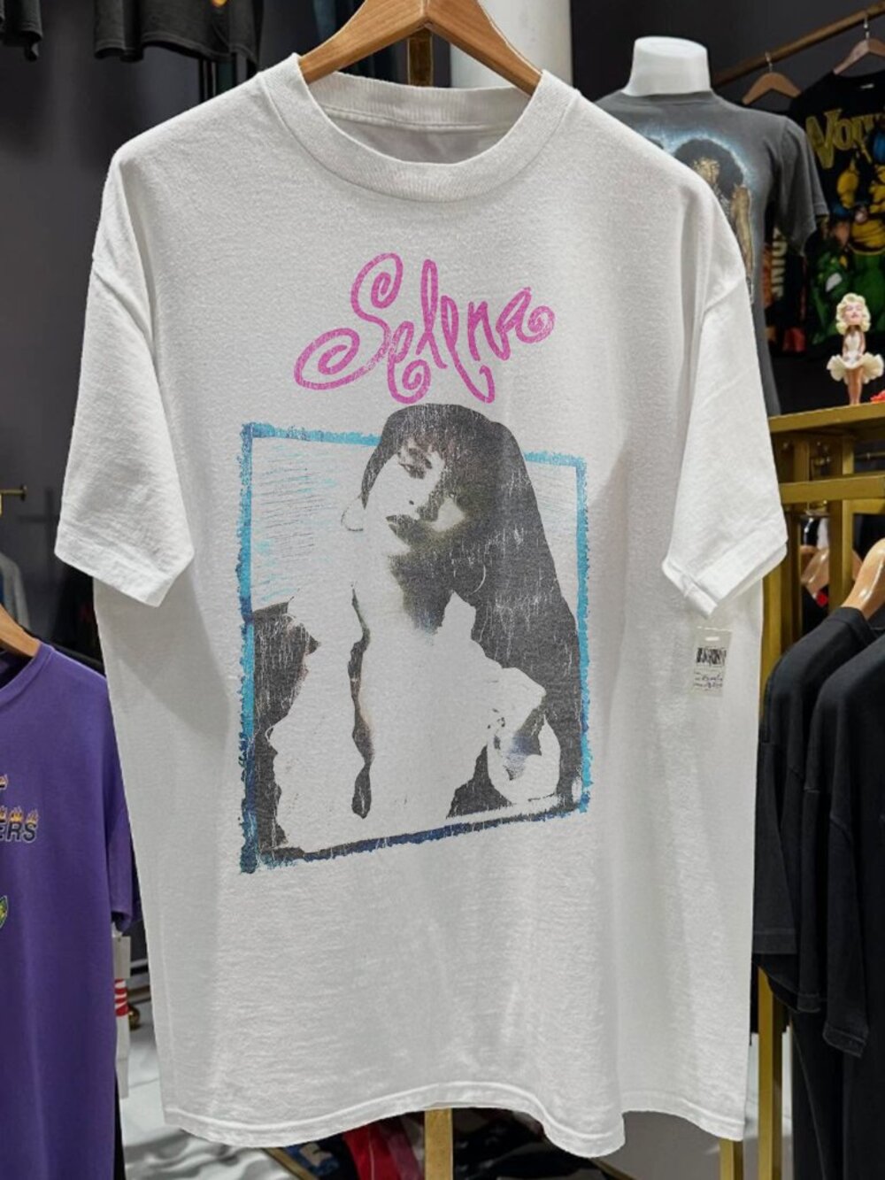 90S Selena Rare  White T-Shirt